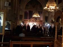 Worshipping together in the Church of St Demetrios